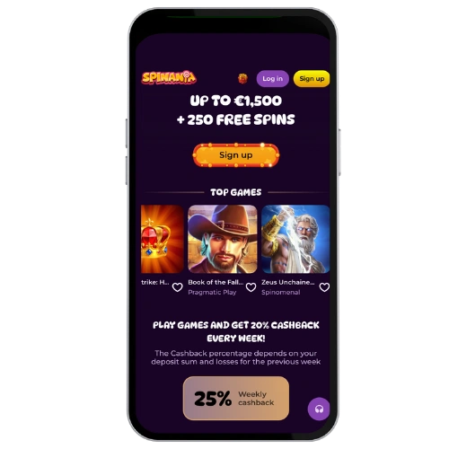 Spinania Casino app